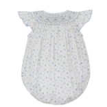 Petit Bebe Petit Bebe Lily French Blue Floral Bishop Bubble