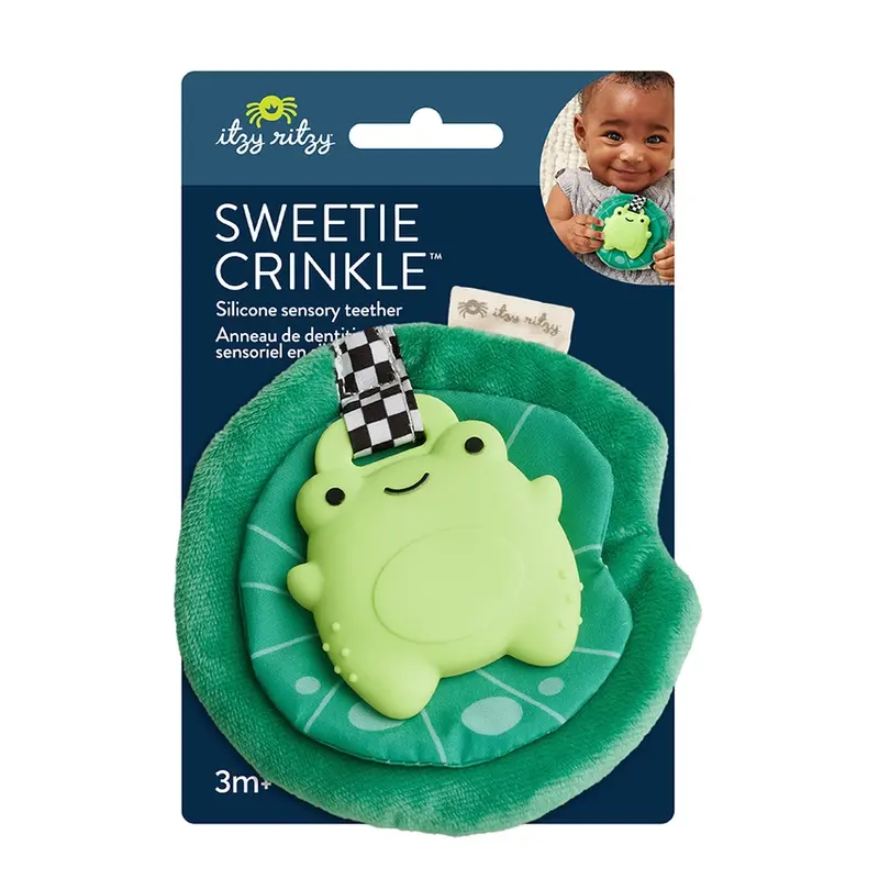 Itzy Ritzy Frog Sweetie Crinkle