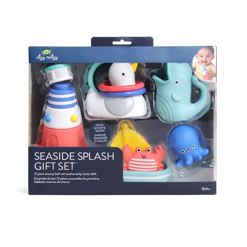Itzy Ritzy Seaside Splash Bath Toy Set