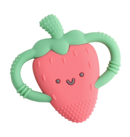 Itzy Ritzy Strawberry Chew Crew Teether