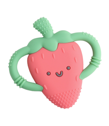Itzy Ritzy Strawberry Chew Crew Teether