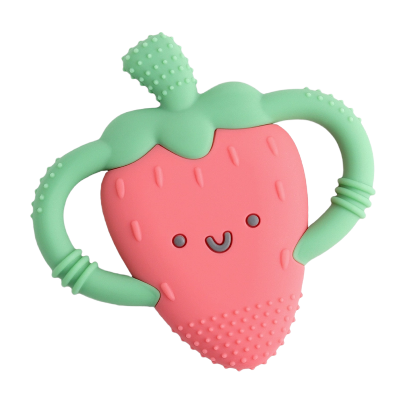 Itzy Ritzy Strawberry Chew Crew Teether