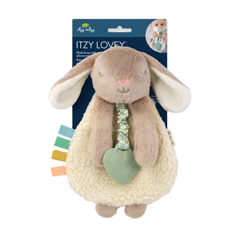 Itzy Ritzy Taupe Bunny Itzy Friends Lovey