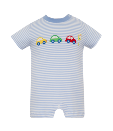 Claire & Charlie Claire & Charlie Cars Romper