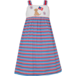 Claire & Charlie Claire & Charlie Patriotic Pup Sundress
