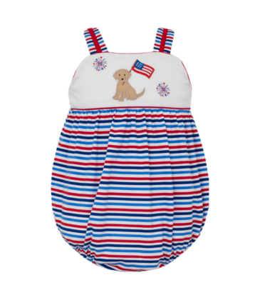 Claire & Charlie Claire & Charlie Patriotic Pup Bubble