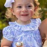 The Beaufort Bonnet Company TBBC Ramona Ruffle Bubble - Handful of Hydrangeas