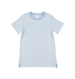 The Beaufort Bonnet Company TBBC Carter Crewneck - Beale Street Blue Stripe