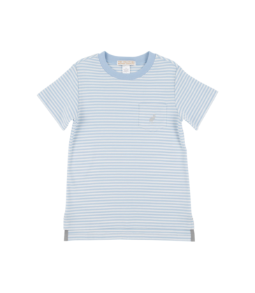 The Beaufort Bonnet Company TBBC Carter Crewneck - Beale Street Blue Stripe