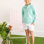 The Beaufort Bonnet Company TBBC Prepletic Hayword Half Zip - Turks Teal