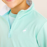 The Beaufort Bonnet Company TBBC Prepletic Hayword Half Zip - Turks Teal