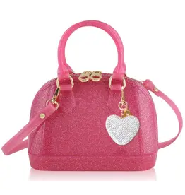 Carrying Kind Carrying Kind Follow Your Heart Cate Hot Pink Sparkle Purse