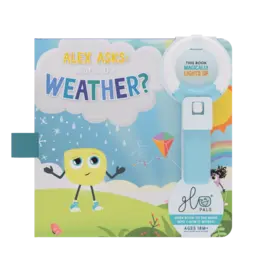 Glo Pals Glo Pals Light Up Book - Alex Asks: What Is the Weather?