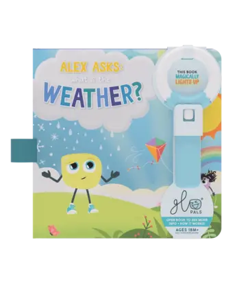 Glo Pals Glo Pals Light Up Book - Alex Asks: What Is the Weather?