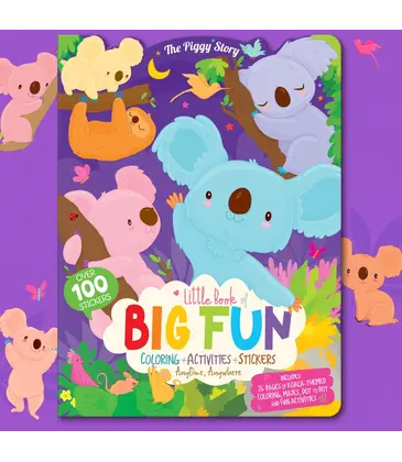 Girl Nation Little Book of Big Fun Activity Book - Koala Adventures