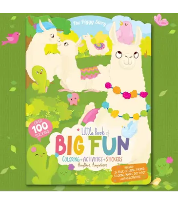 Girl Nation Little Book of Big Fun Activity Book - Llama Drama