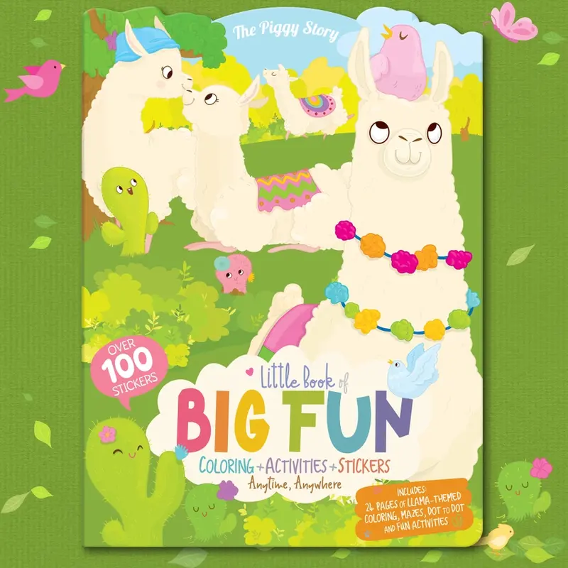 Girl Nation Little Book of Big Fun Activity Book - Llama Drama