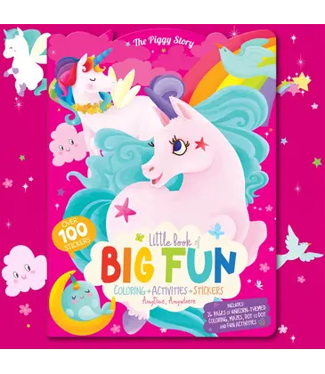 Girl Nation Little Book of Big Fun Activity Book - Unicorn Land