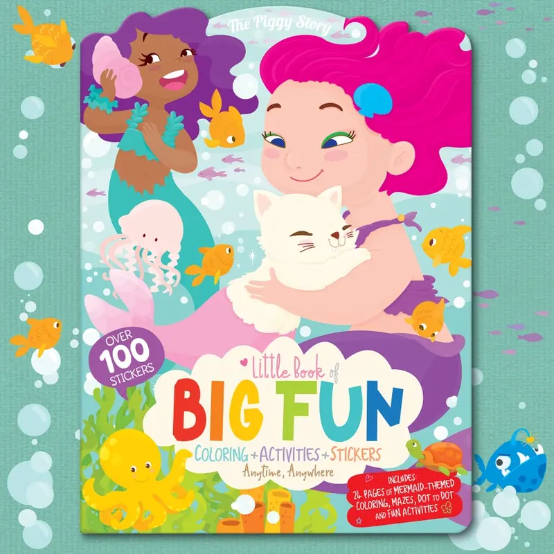 Girl Nation Little Book of Big Fun Activity Book - Magical Mermaids