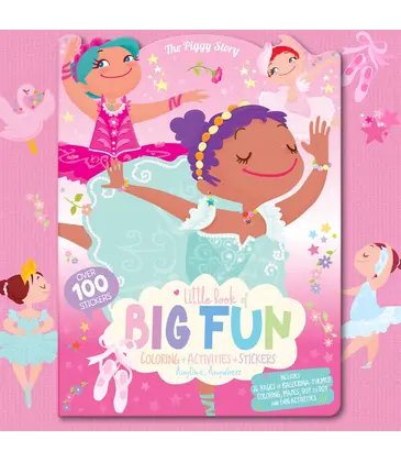 Girl Nation Little Book of Big Fun Activity Book - Pretty Ballerinas