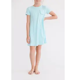 Mila & Rose Mila & Rose Aqua T-Shirt Dress