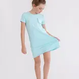 Mila & Rose Mila & Rose Aqua T-Shirt Dress