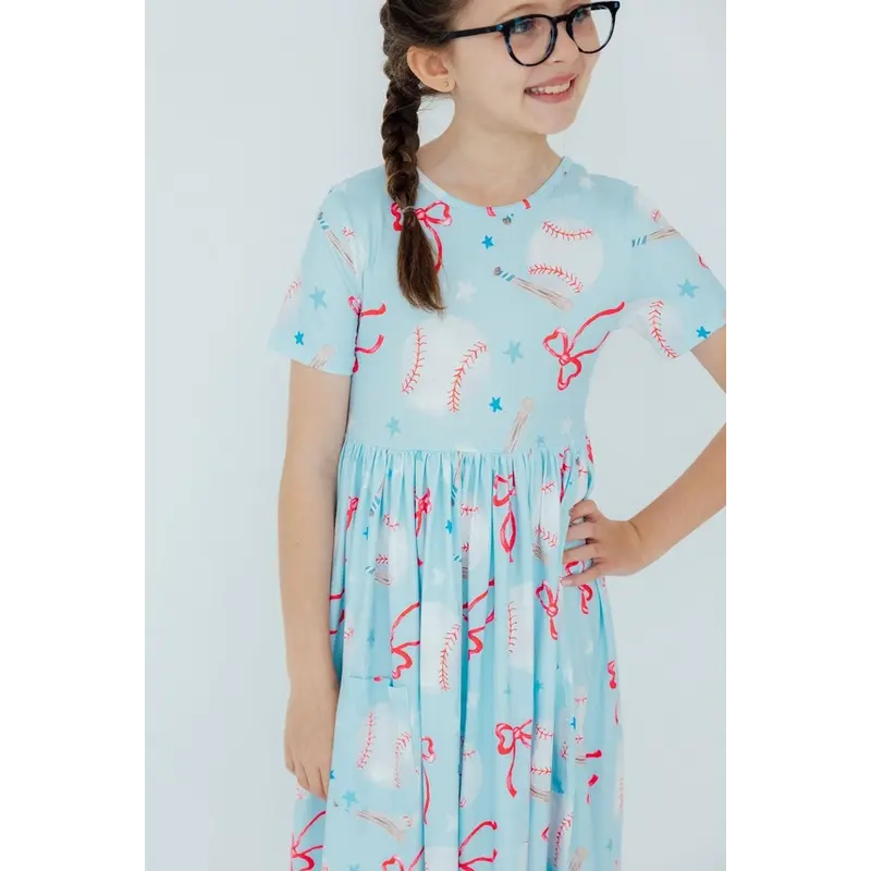 Mila & Rose Mila & Rose Grand Slam Glam Pocket Twirl Dress