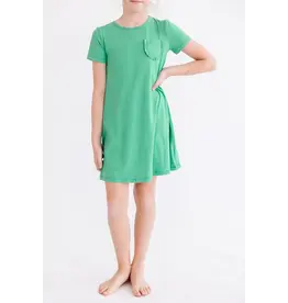 Mila & Rose Mila & Rose Kelly Green T-Shirt Dress