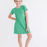 Mila & Rose Mila & Rose Kelly Green T-Shirt Dress