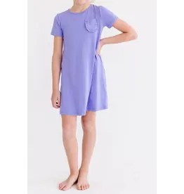 Mila & Rose Mila & Rose Periwinkle T-Shirt Dress