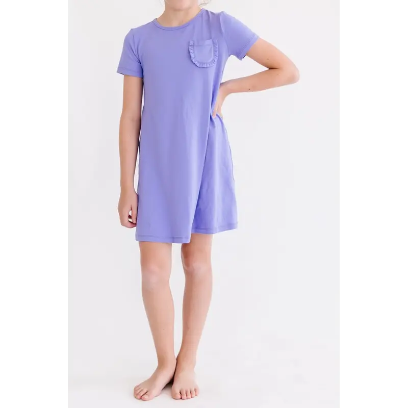 Mila & Rose Mila & Rose Periwinkle T-Shirt Dress