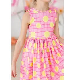 Mila & Rose Mila & Rose Pink Lemonade Tank Twirl Dress