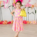Mila & Rose Mila & Rose Pink Lemonade Tank Twirl Dress