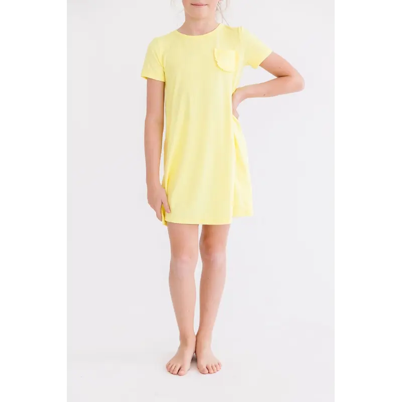 Mila & Rose Mila & Rose Yellow T-Shirt Dress