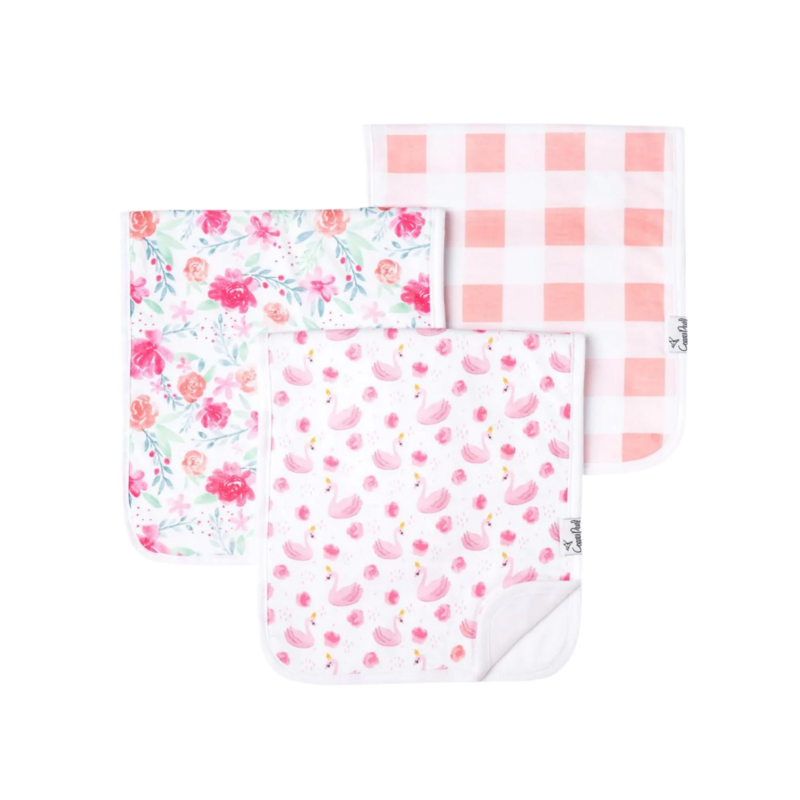 Copper Pearl Copper Pearl June Burp Cloth Set (3-pack)