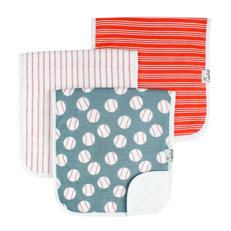 Copper Pearl Copper Pearl Slugger Burp Cloth Set (3-Pack)