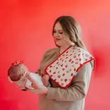 Copper Pearl Copper Pearl Clementine Burp Cloth Set (3-Pack)