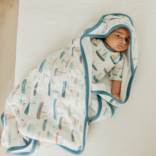 Copper Pearl Copper Pearl Fischer Knit Hooded Towel