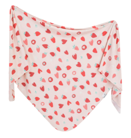 Copper Pearl Copper Pearl Strawberry Knit Blanket Single