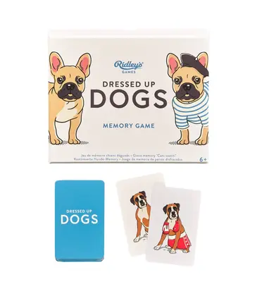 Chronicle Books Dressed Up Dogs Memory Game