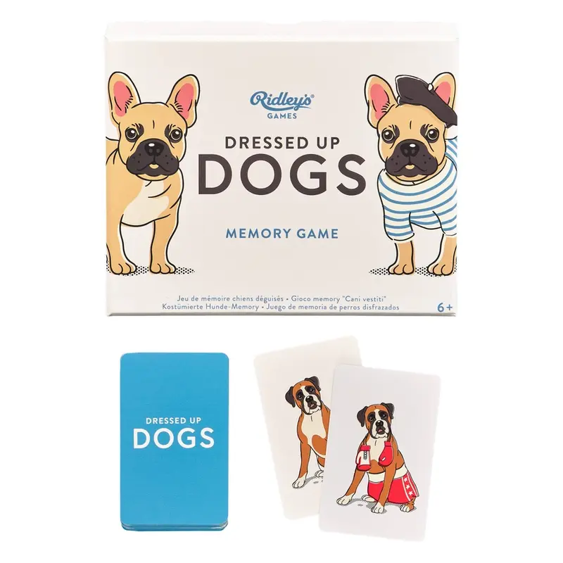 Chronicle Books Dressed Up Dogs Memory Game