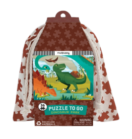 Chronicle Books Mudpuppy Puzzle To Go: Dinosaur Park