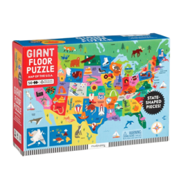 Chronicle Books Mudpuppy Map of the USA Giant Floor Puzzle