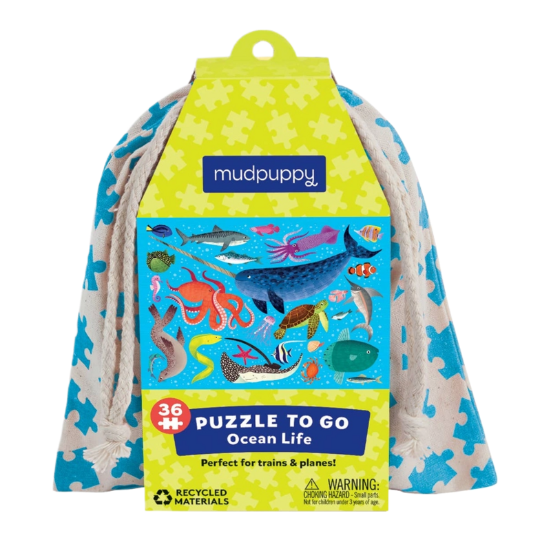 Chronicle Books Mudpuppy Puzzle To Go: Ocean Life