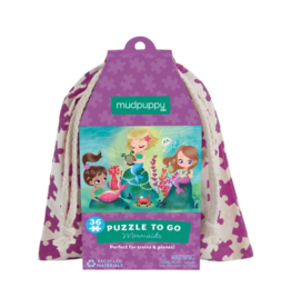 Chronicle Books Mudpuppy Puzzle To Go: Mermaids