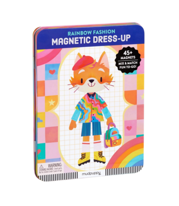 Chronicle Books Rainbow Fashion Magnetic Dress-Up
