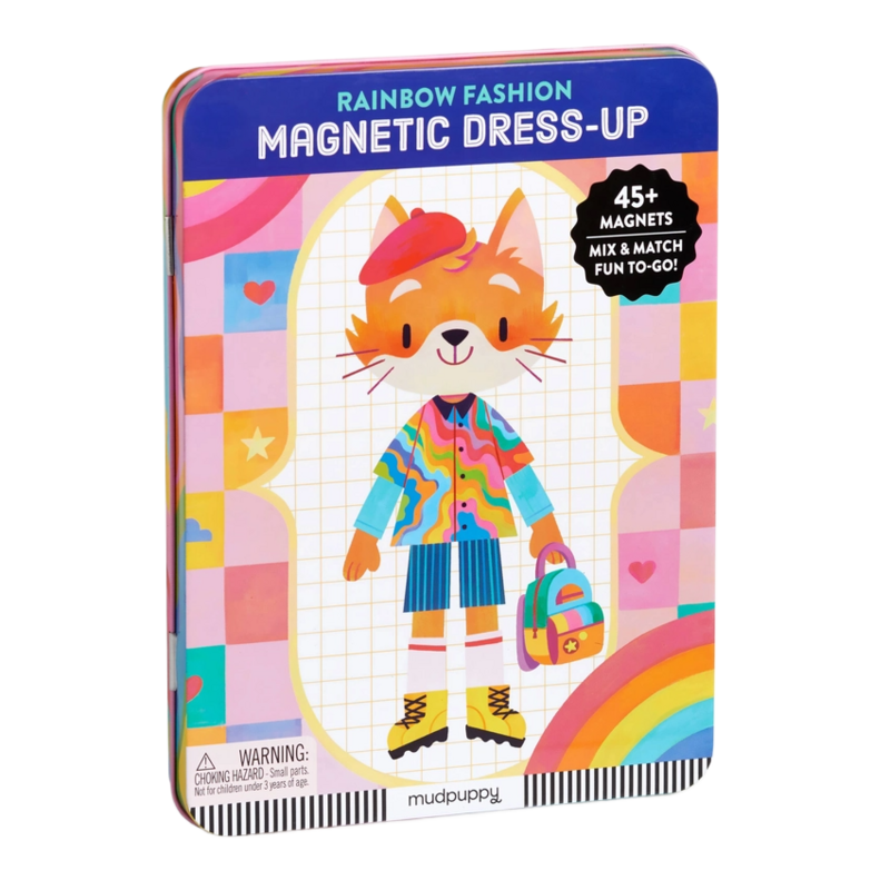 Chronicle Books Rainbow Fashion Magnetic Dress-Up