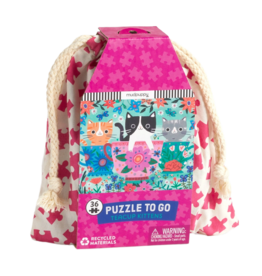 Chronicle Books Mudpuppy Puzzle To Go: Teacup Kittens