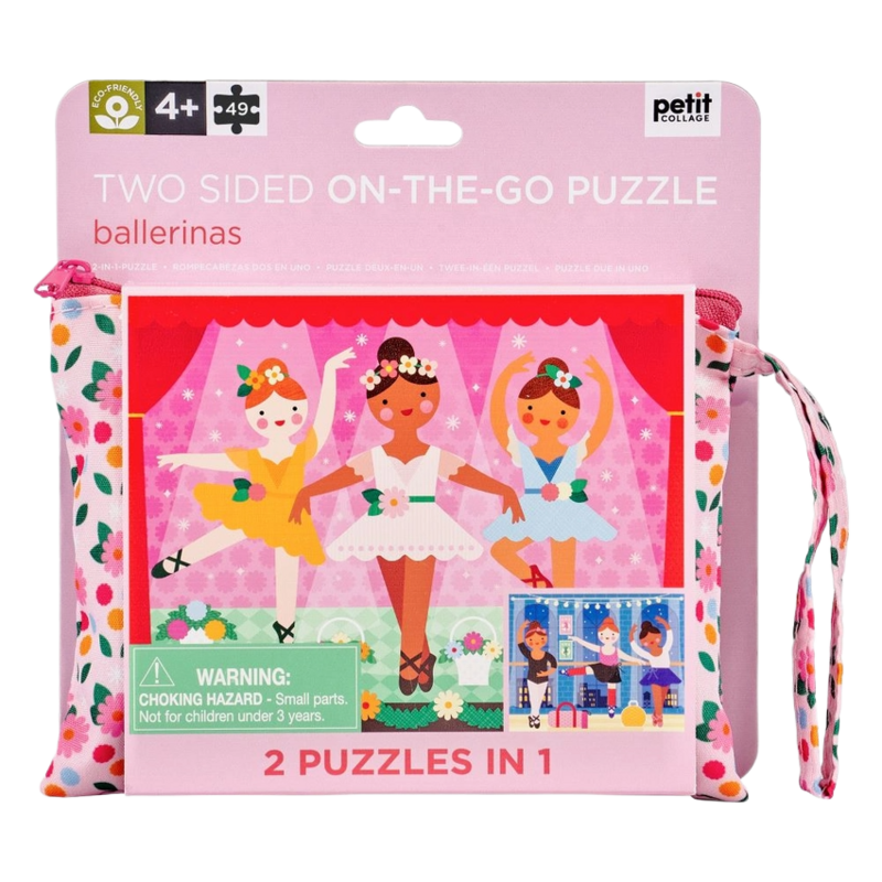 Chronicle Books Mudpuppy Two-Sided On-The-Go Puzzle: Ballerinas