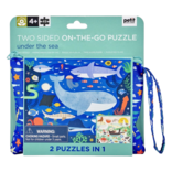 Chronicle Books Mudpuppy Two-Sided On-The-Go Puzzle: Under The Sea